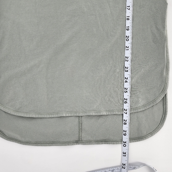 Lululemon High Low Side Split Shirt Sage 4 - Picture 8 of 9